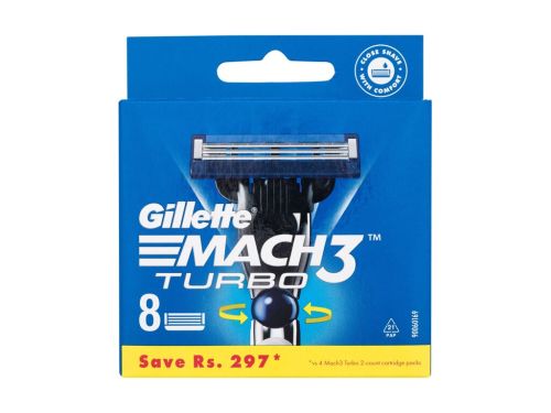 Gillette Mach3 Turbo nhradn hlavice 8 ks